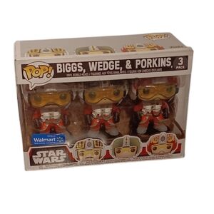 Star Wars Biggs, Wedge, & Porkins 3 Pack Funko Pop NWT